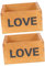 Toddmomy 2 Piezas Cajas de Almacenamiento de Madera Retro para Plantas Suculentas de Macetas Cuadradas de Madera Organizador Decorativo para Oficina