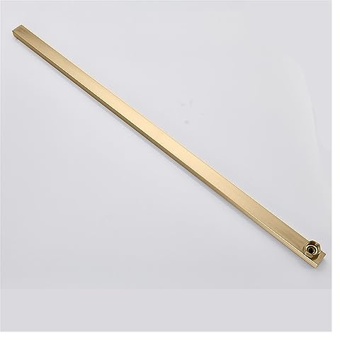 90 cm verlängertes Duschrohr, schwarzes Chrom, Duscharmatur-Verlängerungsrohr, Duschsystem, Duschzubehör, Duschstange(Brushed Gold Side)