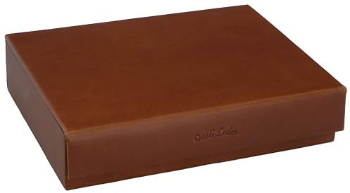 Gusti Leder Schmuckbox Bine - Schmuckbox mit gepolsterten Ringfächern und Haken für Ketten