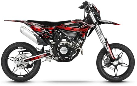 Arider Dekor passend für Beta RR 50/125 2021-2026 | Motorrad Aufkleber Set zum Selbstaufkleben | UV-beständiger Lack- und Verkleidungsschutz | Folierung mit Luftkanal-Technologie | Made in Germany