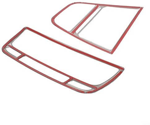 Edelstahl Dekoration Rahmen für Mittelkonsole Lüftungsschlitze Kompatibel mit für Opel für Vauxhall für Mokka 2013-2016 Schutz vor Kratzern(B)