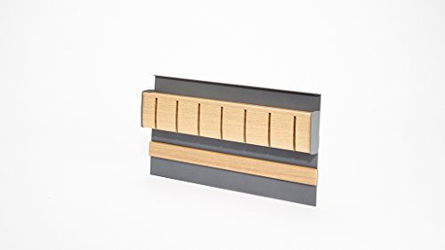Kesseböhmer LINERO MosaiQ graphitschwarz Magnet-Messerhalter Eiche