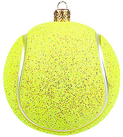 Impuls Christbaumschmuck Figuren Sport Tennisball 5cm