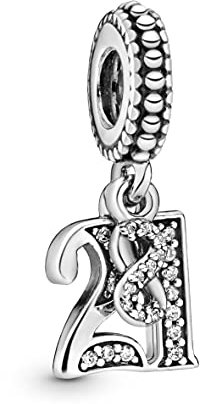 PANDORA Damen-Bead Charms 925 Sterlingsilber 797263CZ