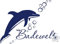 GRAZDesign Wandtattoo Bad Delfin | Wandaufkleber für Badezimmer | Türaufleber - 77x57cm / 049 königsblau