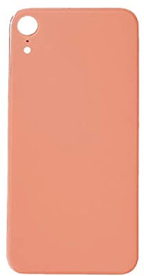 Smartex® Backcover Glas kompatibel mit iPhone XR | Glas Rückseite Ersatz (Corallo - Coral)