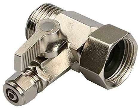 3/8 Anschluss Kühlschrank, Umkehrosmoseanlage m. Absperrhahn 1/4 Schlauch