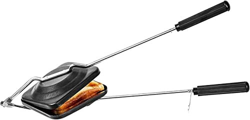 Tostadora de gas de aluminio antiadherente de calidad de exportación para sándwiches/Duet 2-Cut Gas Sandwich Tostadora (paquete de 1)