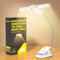 Glocusent Innovative Tri-Head Reading Light for Books in Bed, 3 Colors & 5 Brightness Levels, 1000mAh Rechargeable Book Light with 30-Min Timer, 10-100Hrs, Partner Friendly, Perfect for Book Lovers