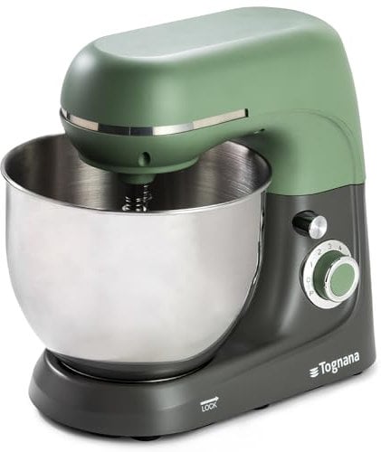 Tognana Iridea, Mélangeur planétaire 5,3 L, Aluminium-acier inoxydable, vert