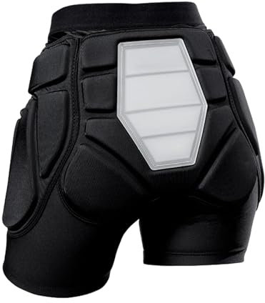 Hip Injury Prevention Pads | Protective Butt Pads | Buttocks Padded Shorts | Multifunctional Protective Gear Guard Impacts for Ski Ice Skating Snowboard, Roller Skating