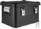 Trucky Aluminium Box mit Deckel Schwarz Alu Kiste Box Alukiste 30 Liter Transportbox Metallbox Alu Aufbewahrungsbox Boxen Abschliessbar Metallkiste