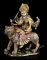 Hinduistische Götter Figur - Durga - Reitend auf Tiger