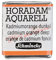 Schmincke – HORADAM® AQUARELL - feinste Künstler-Aquarellfarben, 228 Kadmiumorange dunkel, 14 228 044, 1/2 Näpfchen