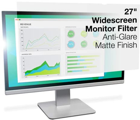 3M Anti-Glare Filtro Anti-Riflesso per Monitor, 27