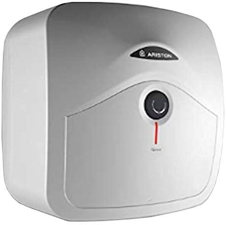 Ariston Andris R - Termo Eléctrico 30 Litros Potente, Calentador de Agua Eléctrico Vertical con Tamaño Reducido 41,8x37,7x35,2 cm, Fabricado para Instalación en España