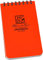 Rite in the Rain Wetterfestes Top Spiral-Notizbuch, 7,6 x 12,7 cm, orangefarbener Einband, universelles Muster (Nr. OR35)