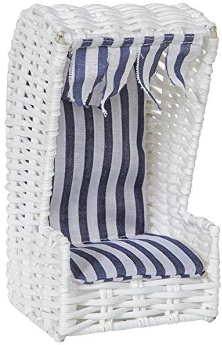 mare-me Deko Strandkorb weiß 18cm