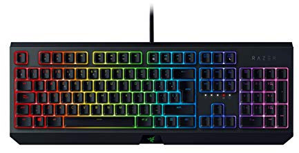 Razer BlackWidow 2019 Teclado Mecánico para Juegos de Tamaño Completo, con Interruptores Mecánicos Verdes Razer, Teclas Programables, Gestión de Cables, Iluminación Cromática RGB ES Layout, Negro
