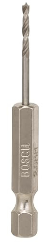 Bosch 1x PRO Wood HSS Brad Point Drill Bit | for Softwood, Hardwood, Ø 2,00 mm, Professional Accessory Drill Drivers