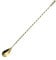 TOP-MAX Cocktail-Rührlöffel, 1 Stück, Edelstahl, gedreht, 40 cm, goldfarben