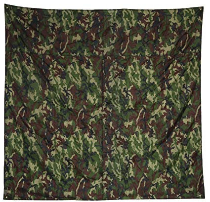 Boaby Tent Tarp Camouflage Tragbar im Freien Leichtes Regenschutzmatte RainTent Tarp Shelter(2 * 2m/6.5 * 6.5')