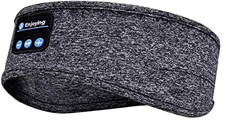 Jusimi Wireless Sleep Headphones & Mask & Headband V5.0 Bluetooth, Grey, 1 Count (Pack of 1), Women-Adults, Unisex, Adult Women, Fitness Enthusiasts, Side Sleepers