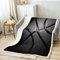 Loussiesd Schwarz Basketball Kuscheldecke Jungs Kinder Sportthema Decke 150x200cm 3D Basketball Muster Wohndecke Flanell Fleecedecke Sanft Mikrofaser