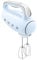 Smeg HMF01PBUK Hand Mixer with Turbo Function, 3 Attachments, LED Display, Retro 50's Style, 250W, Pastel Blue