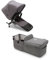 Bugaboo Donkey 5 Twin Erweiterungsset, verwandelt deinen Donkey 5 Mono in einen Zwillingskinderwagen,verbessertes Side By Side-Design, wendbarer Sitz und Ein-Hand-Steuerung, Grey Melange