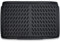 ELMASLINE Alfombrilla de goma 3D para maletero de Peugeot 208 (II) 2019-2025, borde extra alto de 5 cm, accesorio