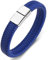 Dsnyu Armband für Paare, Blau Armband Junge mit Magnet Verschluss, 18.5CM Einfacher Stil Armband Charms für Weihnachten