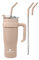 HYDRAFLOW Capri 40oz Triple Wall Vacuum Insulated Tumbler - Stainless Steel - Reusable - Clay