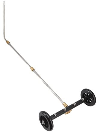 Asixxsix Unterdruck Reiniger Fahrwerk Reiniger, 4000PSI 16-Zoll-Fahrgestell-Druck Reiniger mit 3 Verlängerung Stäben, 4 Düsen 2 in 1 Unterboden-Auto-Waschmaschine Zum Waschen von Fahrzeugen