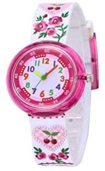 Charles William Cute Kids Children Zoo Animals Car Truck Numbers Childs Watch Perfect for First Time Telling
