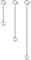 LANCHARMED Halskette Ketten Verlängerung, 3 Stück 925 Sterling Silber Kettenverlängerung Silber Gold für Halskette Armband Fußkette Einstellbar Verlängerungskette für die Schmuckherstellung