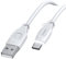 P4Y Cable USB-C US-SJ568 Carga rápida PD 6A Fabricado con Material TPE Velocidades de Datos de hasta 480 Mbps Blanco 1,2m Serie Lithe.