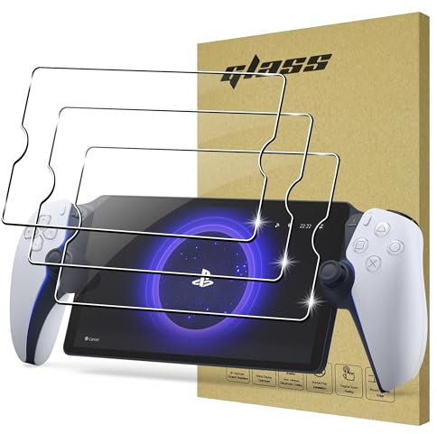 Lemxiee Schutzfolie für PlayStation Portal Panzerglas [3 Stück] HD 9H Härte Displayschutz Folie Displayschutzfolie für PS Portal