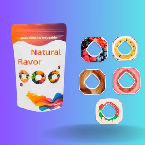 Hydraia Air Flavour Pods Pack für Luft-Wasserflasche, 5er-Pack Geschmackskapseln, 0 Zuckergeschmack, Duftzubehör für Sport, Luft, Wasserflasche, Geschmackskapseln für Outdoor-Sport, Fitness, Sport