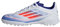 adidas F50 League Football Boots Turf Fußballschuhe, Cloud White/Solar Red/Lucid Blue, 37 1/3 EU