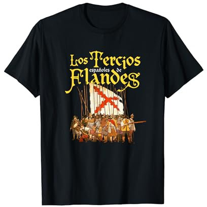 Tercios de España en Flandes con Histórica Bandera Borgoña Camiseta