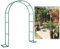 Rosenbogen Aus Metall Rundbogen Torbogen Gartentor Rankhilfe(Color:Green,Size:240 * 220cm/94.5 * 86.6in)