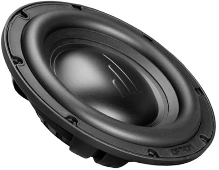 Option AIR-F6 D2 Subwoofer 16,5cm, 2+2 Ohm, Doppel-Schwingspule, 150 Watt RMS, Flacher Subwoofer 6,5 Zoll