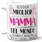 STAMPATEK Tazza Mamma Festa della Mamma, Idea Regalo compleanno donna, Tazza Miglior Mamma del Mondo in Relax - MUG167
