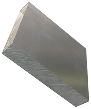 aluminio metal Bloque de hoja de aluminio 7075 10 mm 20 mm 30 mm 40 mm de espesor Placa de aluminio Barra de metal plegable decorativo(Size:10x100x200mm)