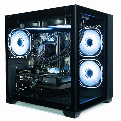 ionz Gaming Desktop PC, Intel i9 14900KF, Nvidia RTX 5080 OC, 32GB RAM, 2TB NVMe SSD, 240 AIO, Windows 11, 850W 80+ PSU, (KZ900V2, Black)