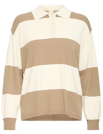 ICHI Damen Ihboston Ls14 Pullover