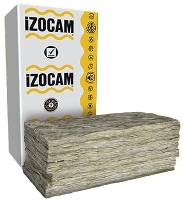 Lana de Roca Aislante Térmico y Acústico – 8 Planchas 120x60x5 cm (5,76 m²) | Alta Densidad | Resistente al Fuego | Aislamiento para Paredes, Techos, Suelos y Fachadas