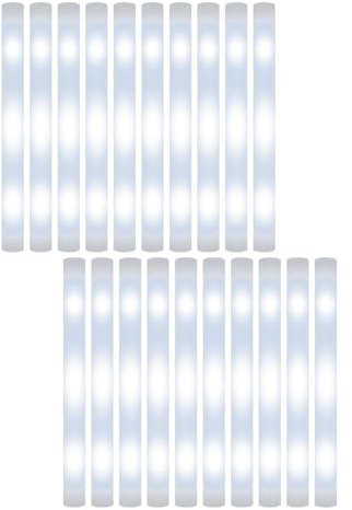 Gitohoni 20x Schaumlichtstäbe für Feste und Feiern, Rosa