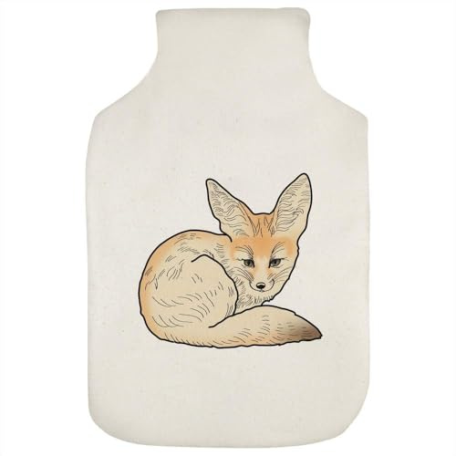 Azeeda 'Fennec Fox' Hot Water Bottle Cover (HW00044810)